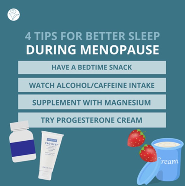 4 tips for better sleep during menopause